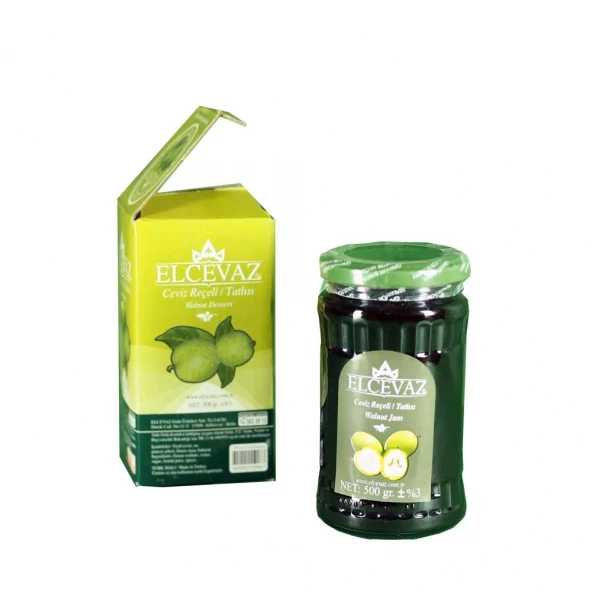 Elcevaz Ceviz Reçeli - 500 Gr - Bal ve Reçel kategorisi