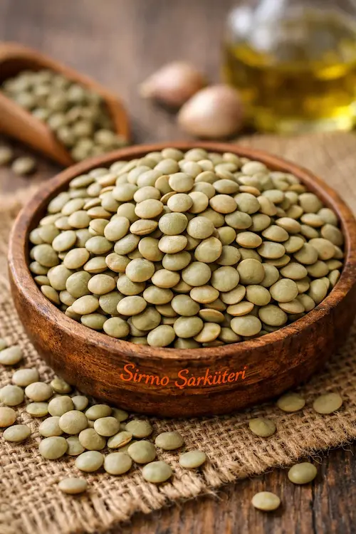 Yeşil Mercimek 1 Kg - Bakliyat kategorisi